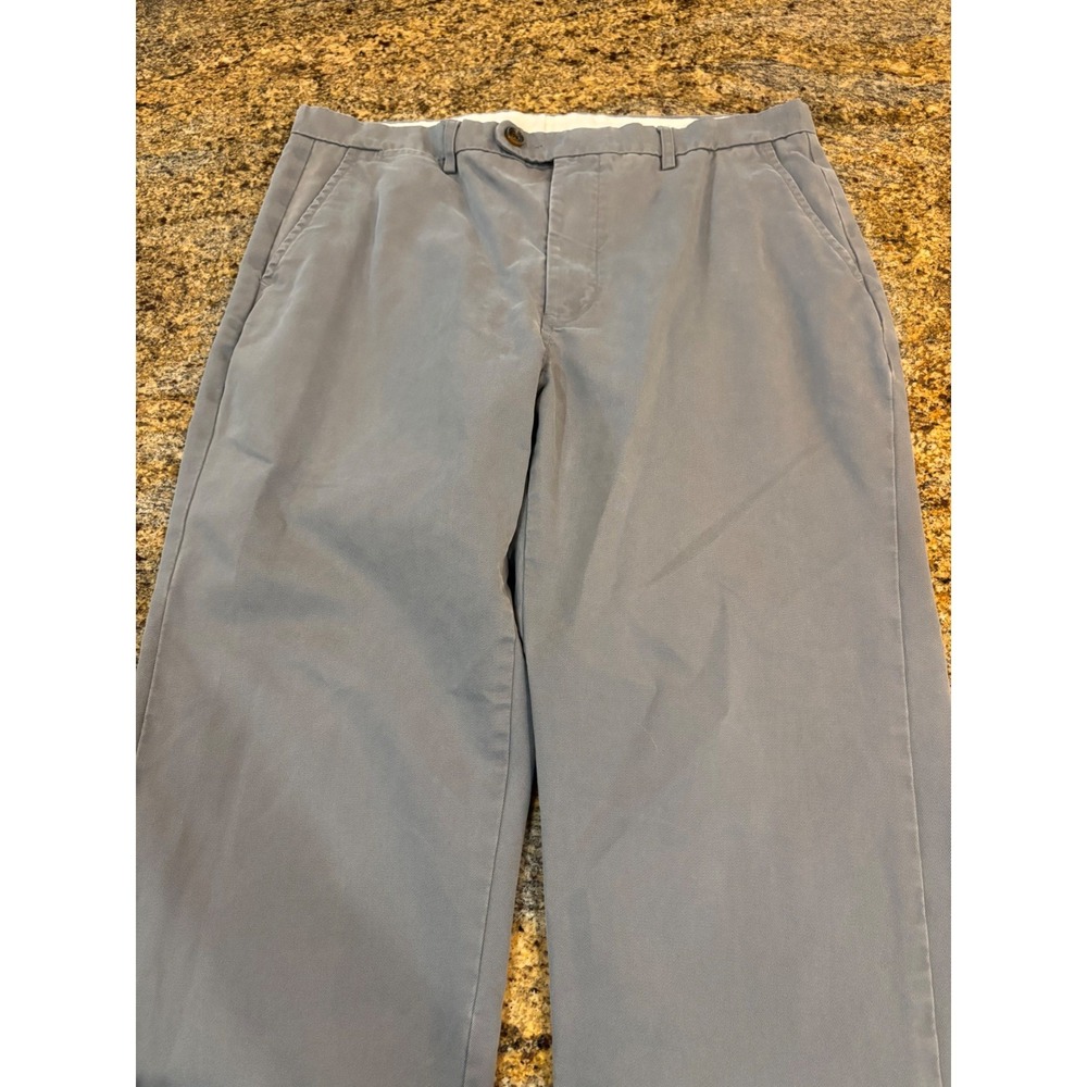 Spier & Mackay Contemporary High Rise Chinos Grey Blue Mens 36 Tailored Pants